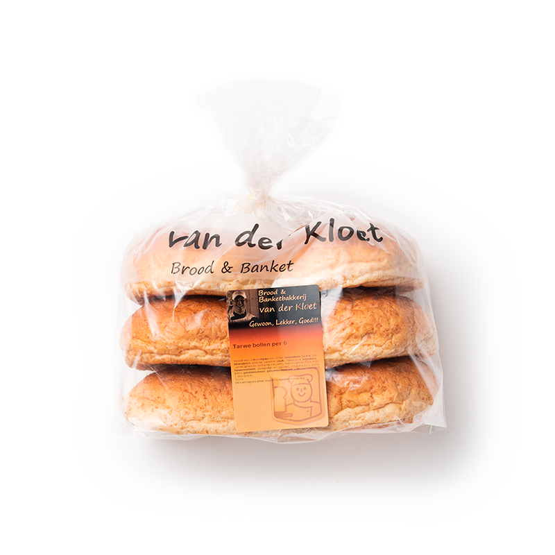 Tarwe bolletjes per 6 