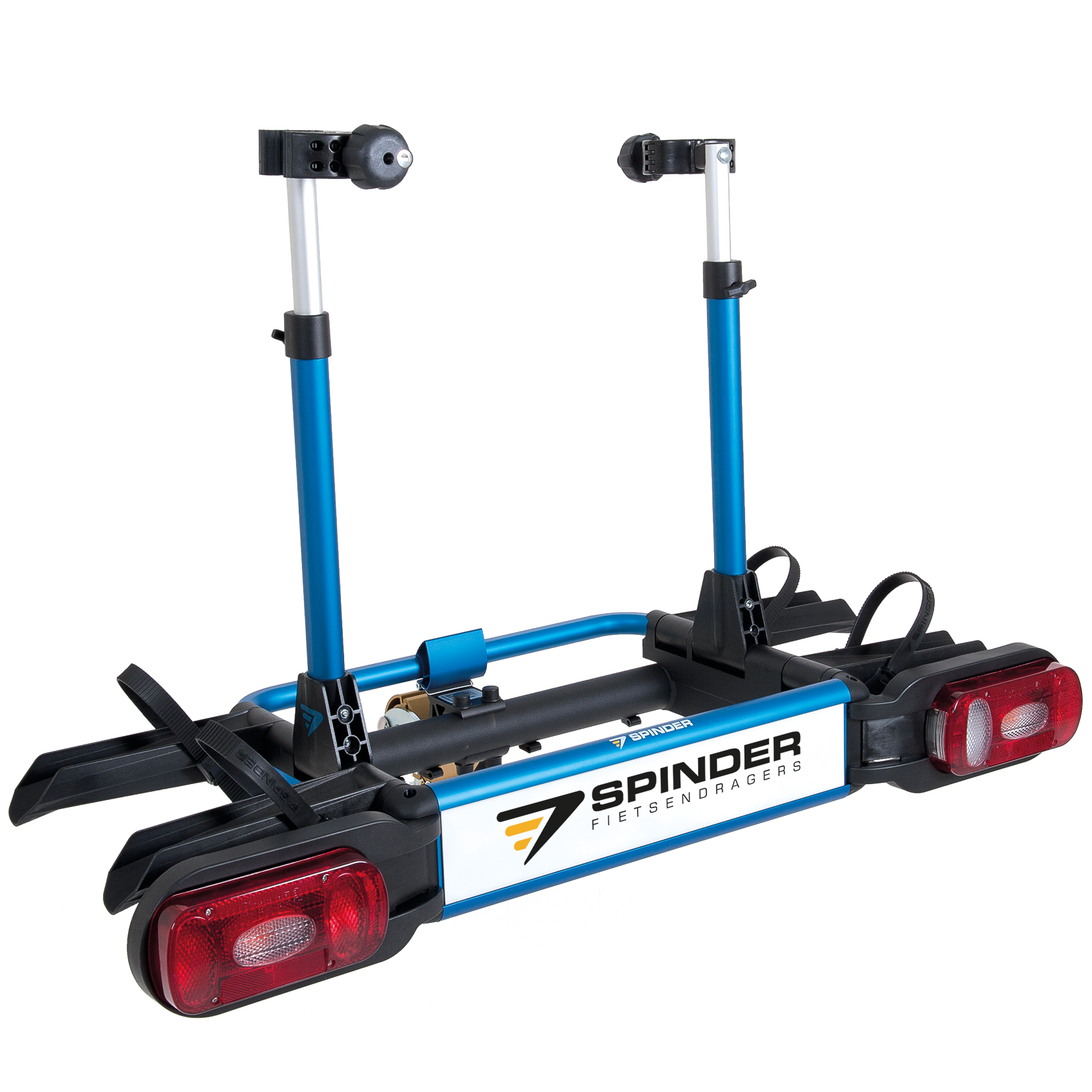 spinder urban fietsendrager uitgeklapt